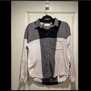 Aritzia - Wilfred free daphne plaid shirt